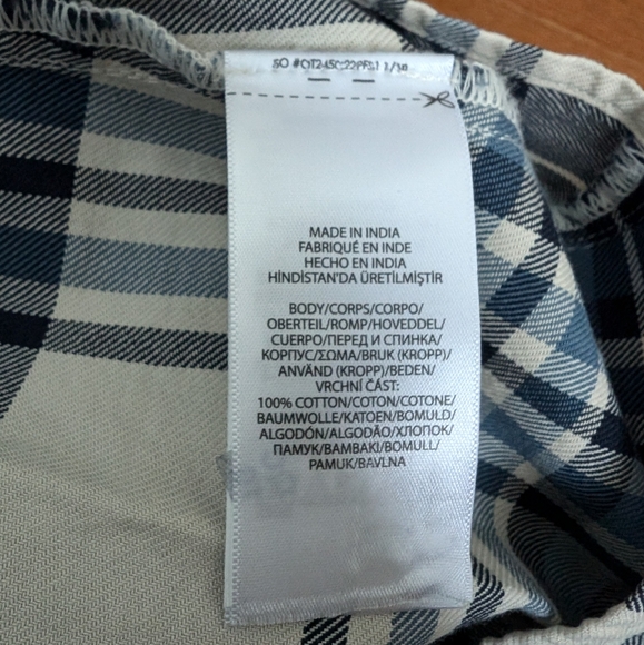 Polo Ralph Lauren Plaid Cotton Twill Shirtdress Maxi Dress 0 Blue White - Picture 10 of 12